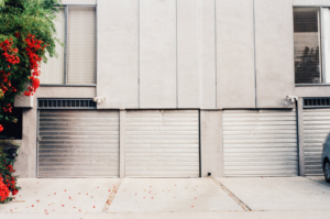 white garage doors